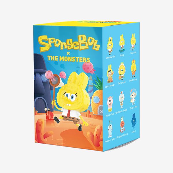 Coffret Blind Box Labubu × SpongeBob 12 Figurines – Collection Complète + Édition Secrète – Image 3