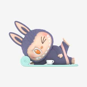 Figurine Labubu Americano – Série Lazy Yoga