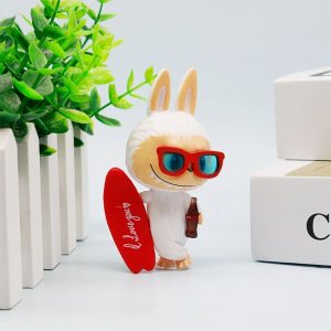 Figurine Labubu Surf with Me – Collection Coca-Cola