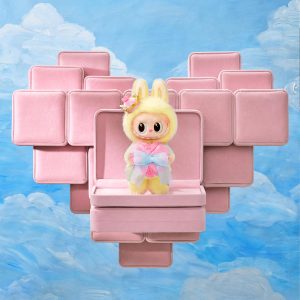 Porte-Clés Peluche Vinyle Labubu Let’s Checkmate – Mini Format 10 cm