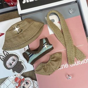 Ensemble Hiver Élégant pour Labubu Look Kawaii Chic