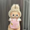 Costume Salopette Rose Ananas pour Figurine Labubu – Édition Kawaii Gourmande