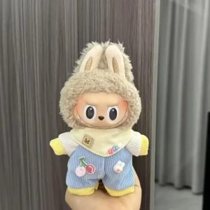 Costume Fruité Pastel pour Figurine Labubu – Édition Cerise & Lapinou