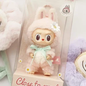 Peluche Mokoko Close to Sweet Rose – Figurine Kawaii de Collection