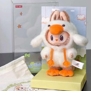 Labubu Forest Fairy Tale Canard Blanc – Peluche Kawaii de Collection