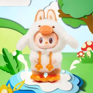 Labubu Forest Fairy Tale Canard Blanc – Peluche Kawaii de Collection
