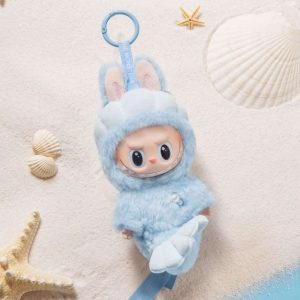 Labubu Hide & Seek Bleu Coquillage – Peluche Kawaii Édition Exclusive Singapour
