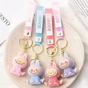 Porte-clés Labubu en peluche