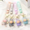 Porte-clés Labubu en peluche – Modèles kawaii (vert, violet, gris, beige, turquoise)