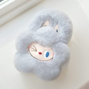 Sac à Dos Kawaii en Peluche Bleu – Design Lapin Doux et Adorable