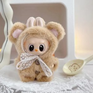 Vêtements Kawaii pour Poupée 17 cm – Ensemble Manteau et Capuche Ours