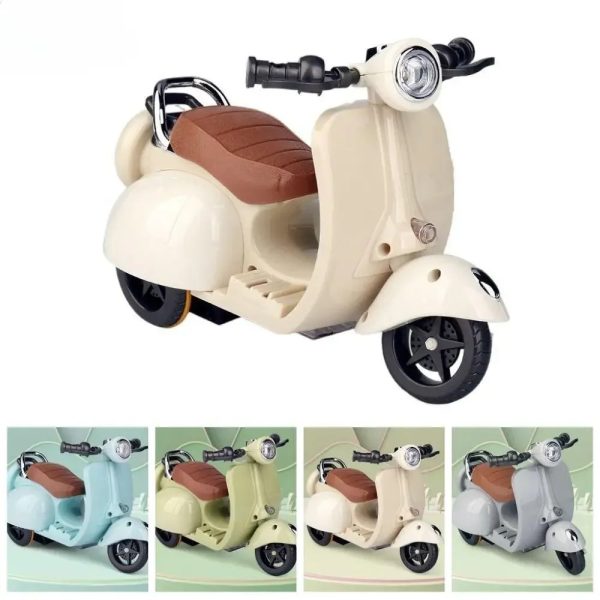 Mini Moto Électrique de Collection pour Labubu – Scooter Retro Kawaii