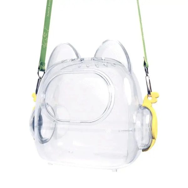Sac Transparent Kawaii pour Poupée Labubu – Sac à Dos d’Exposition avec Sangle – Image 2