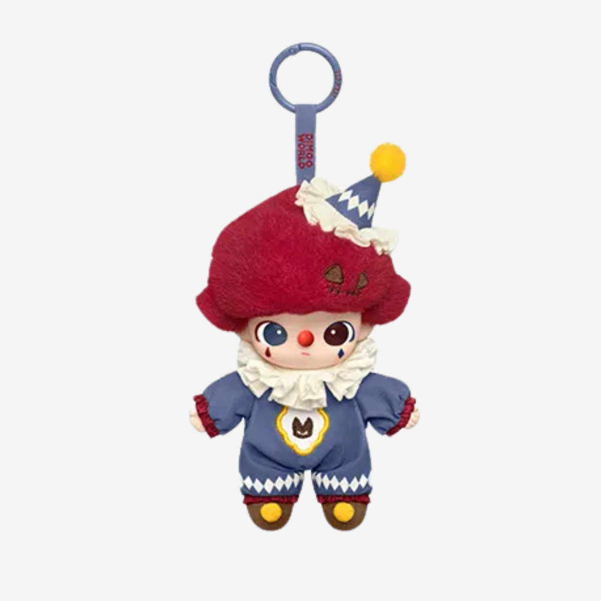 Labubu Flame Clown – Figurine peluche vinyle clown flamboyant de collection | Série Why So Serious