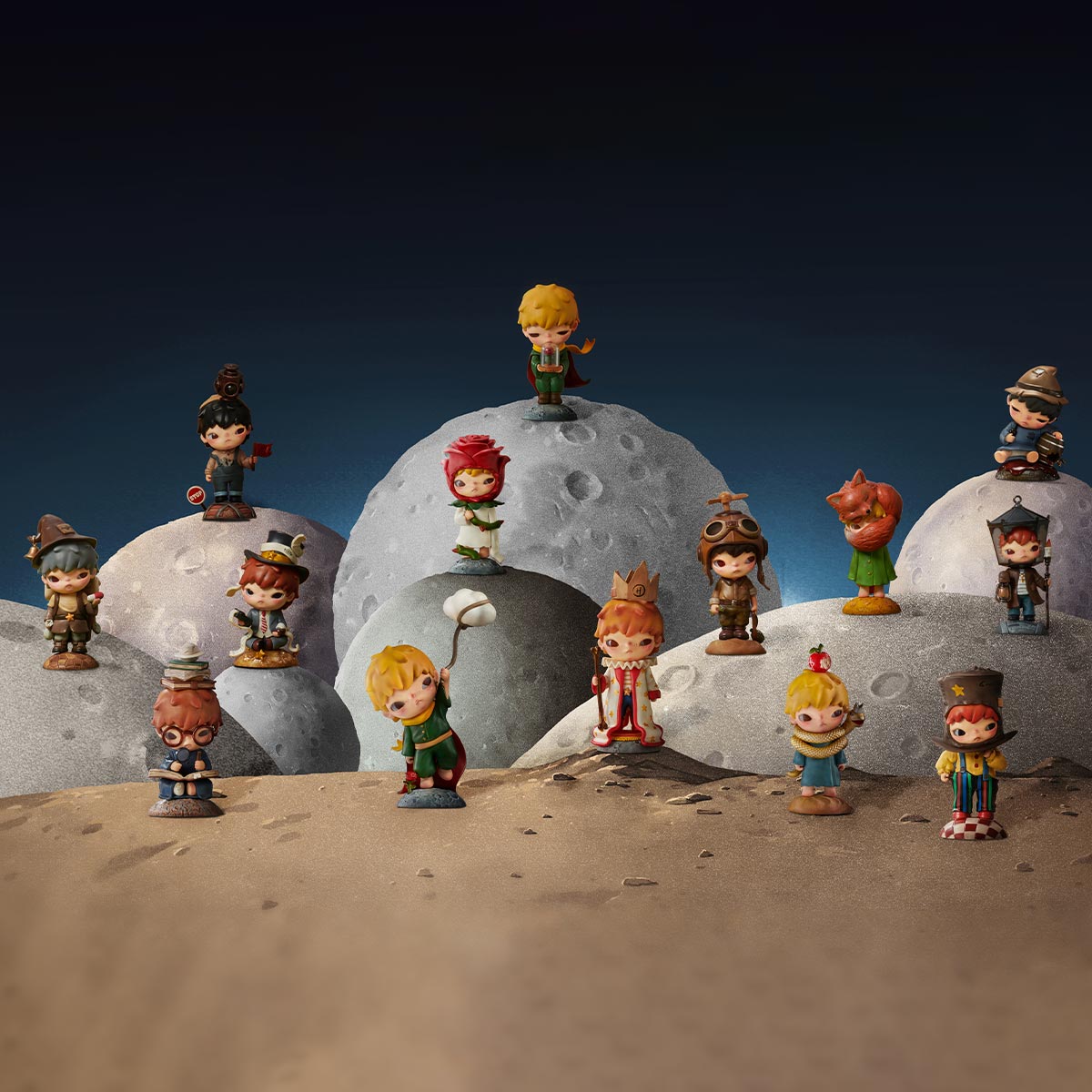 Figurine Hirono × Le Petit Prince – Collection d’Art Toys Designer en Boîte Mystère – Image 3