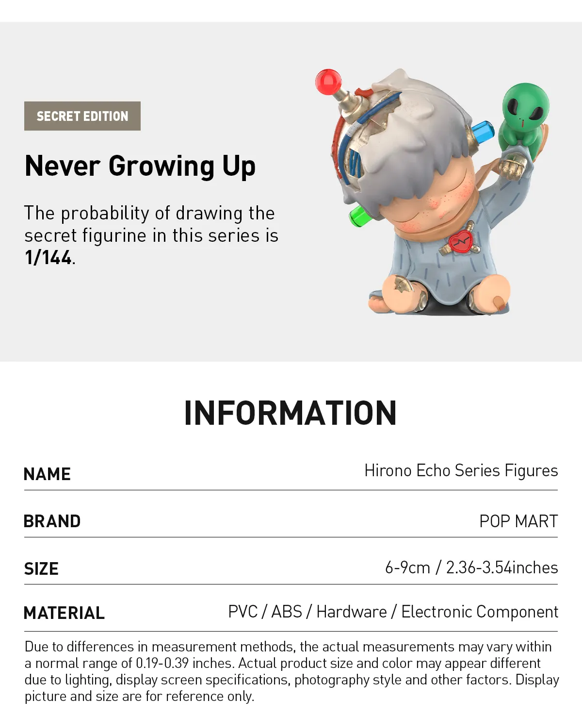 Figurines Hirono Echo Series – Collection d’Art Toys Designer en Boîte Mystère – Image 17