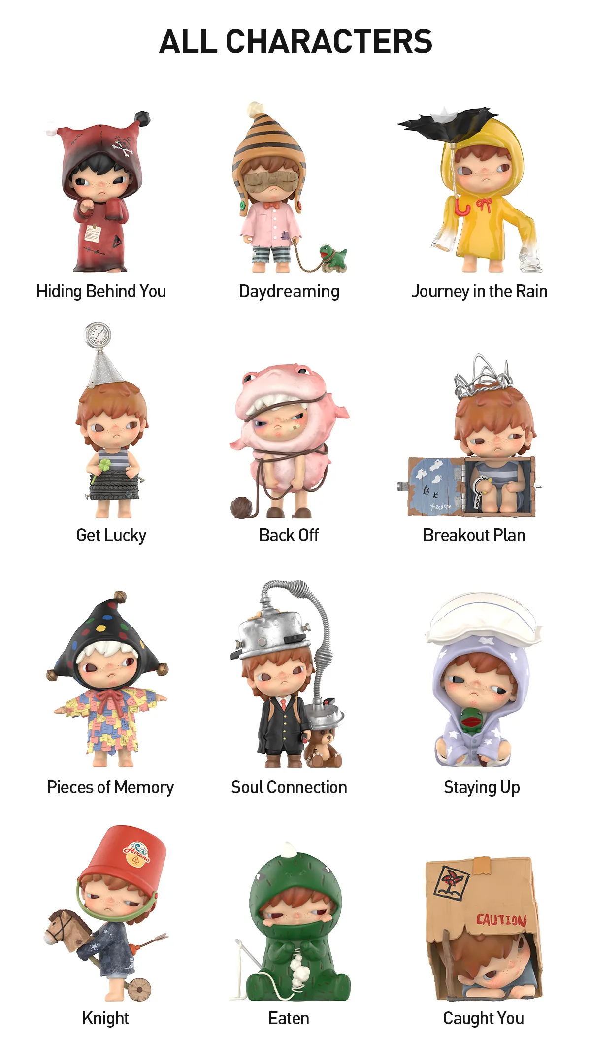 Figurines Hirono Echo Series – Collection d’Art Toys Designer en Boîte Mystère – Image 16