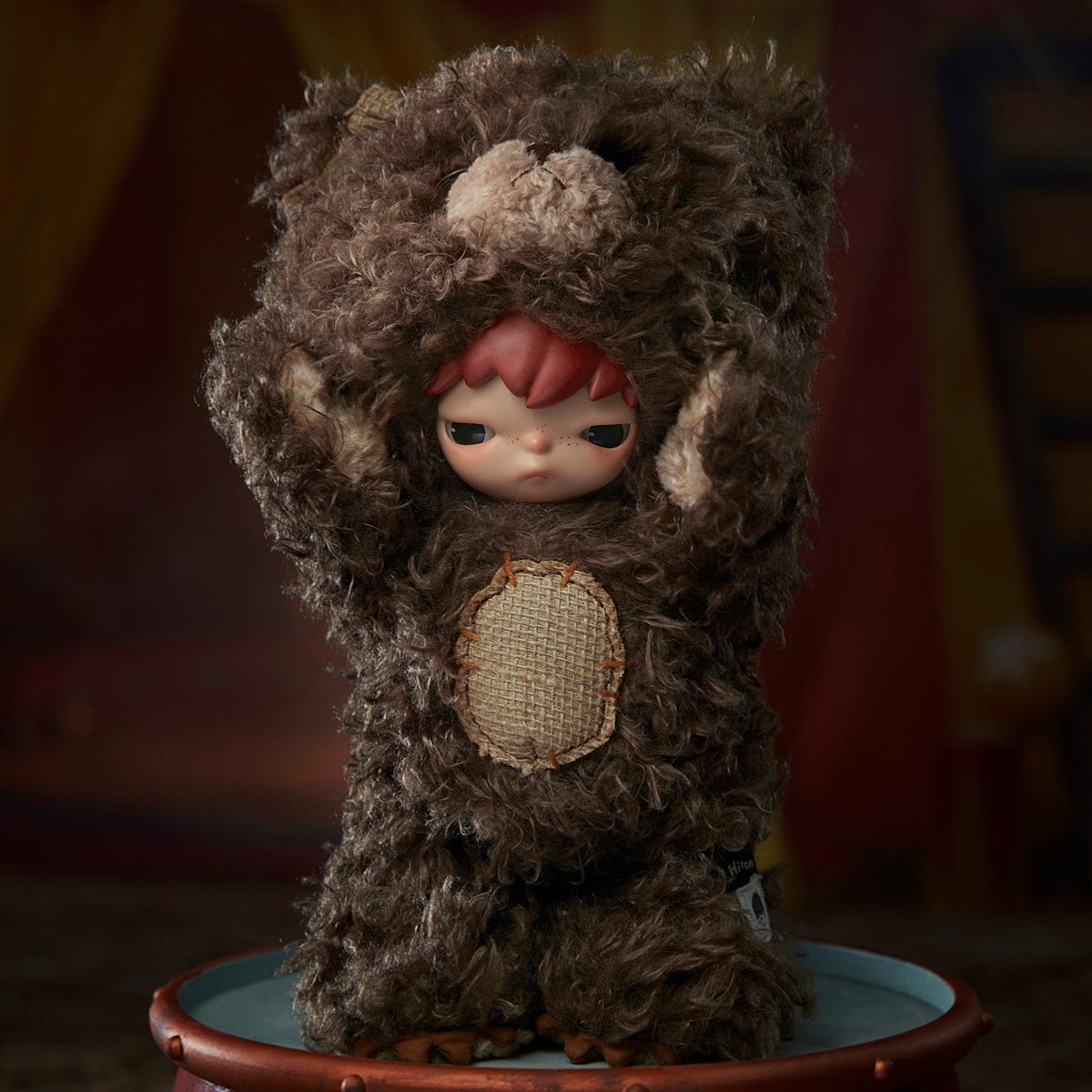 Peluche Designer Hirono Bear Vinyl Plush Doll – Figurine d’Art Collectible – Image 6