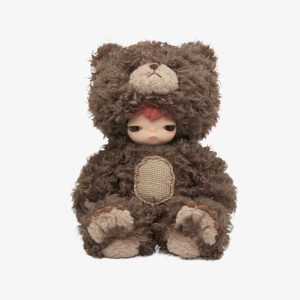 Peluche Designer Hirono Bear Vinyl Plush Doll – Figurine d’Art Collectible