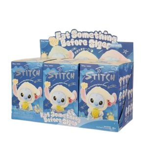 Labubu × Stitch Eat Something Before Sleep – Collection de Figurines Mystère
