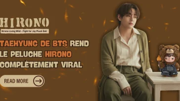 Taehyung et la peluche Hirono qui affole Internet