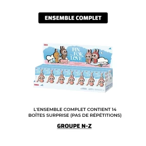 Labubu Pin For Love Series – Blind Box (N–Z) | Figurines Surprise Exclusives à Collectionner