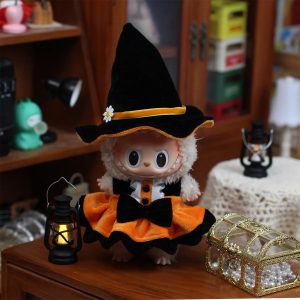 Labubu Halloween – Ensemble costume de sorcière pour figurines de collection | Tenue Édition Spéciale Halloween