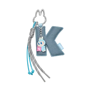 Pendentif Lettre “K” Labubu – Pin for Love Series | Accessoire Collectible en Blind Box