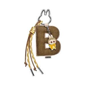 Pendentif Lettre “B” Labubu – Pin for Love Series