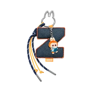 Pendentif Lettre “Z” Labubu – Pin for Love Series | Accessoire Collectible en Blind Box (N–Z)