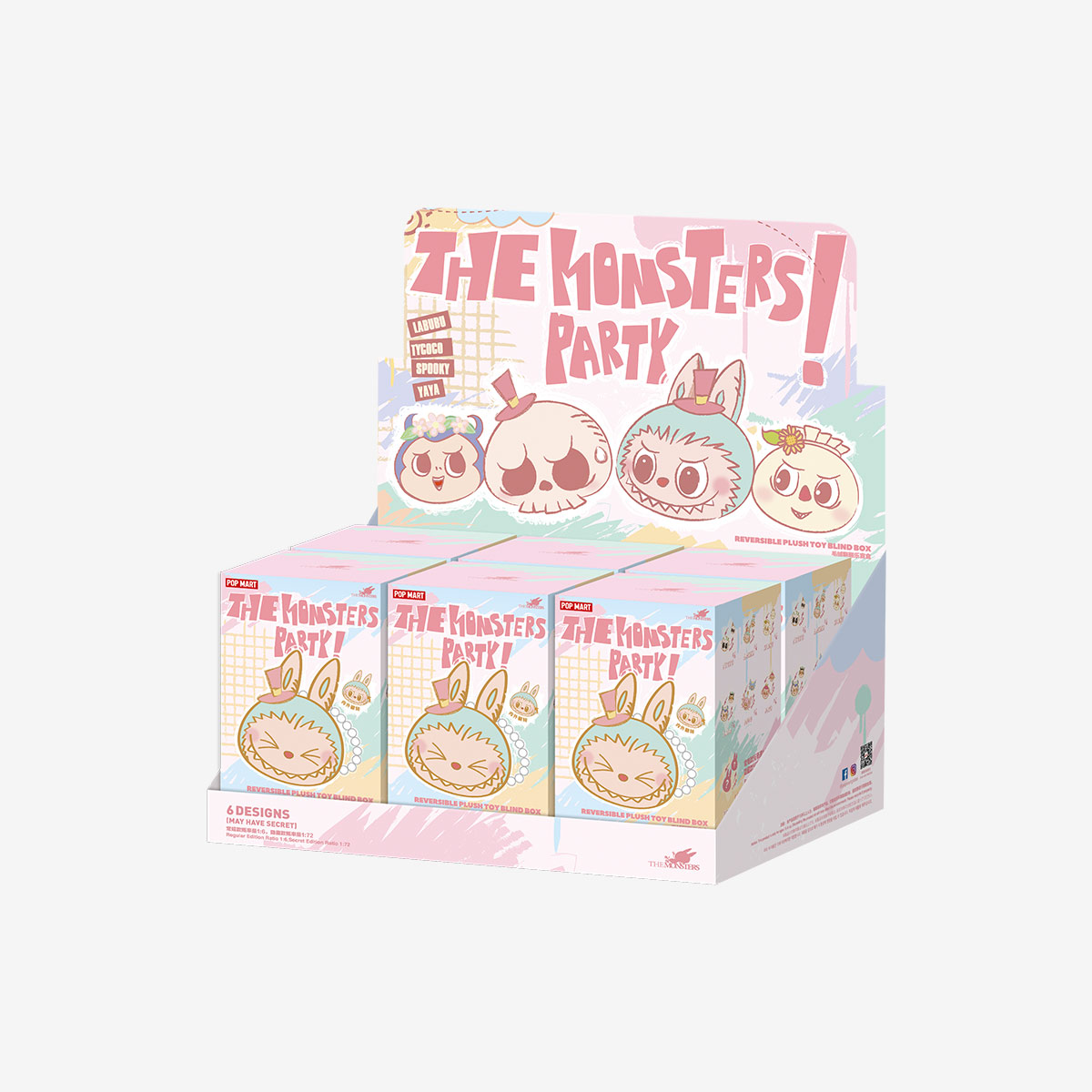 The Monsters Party – Peluches Réversibles Blind Box