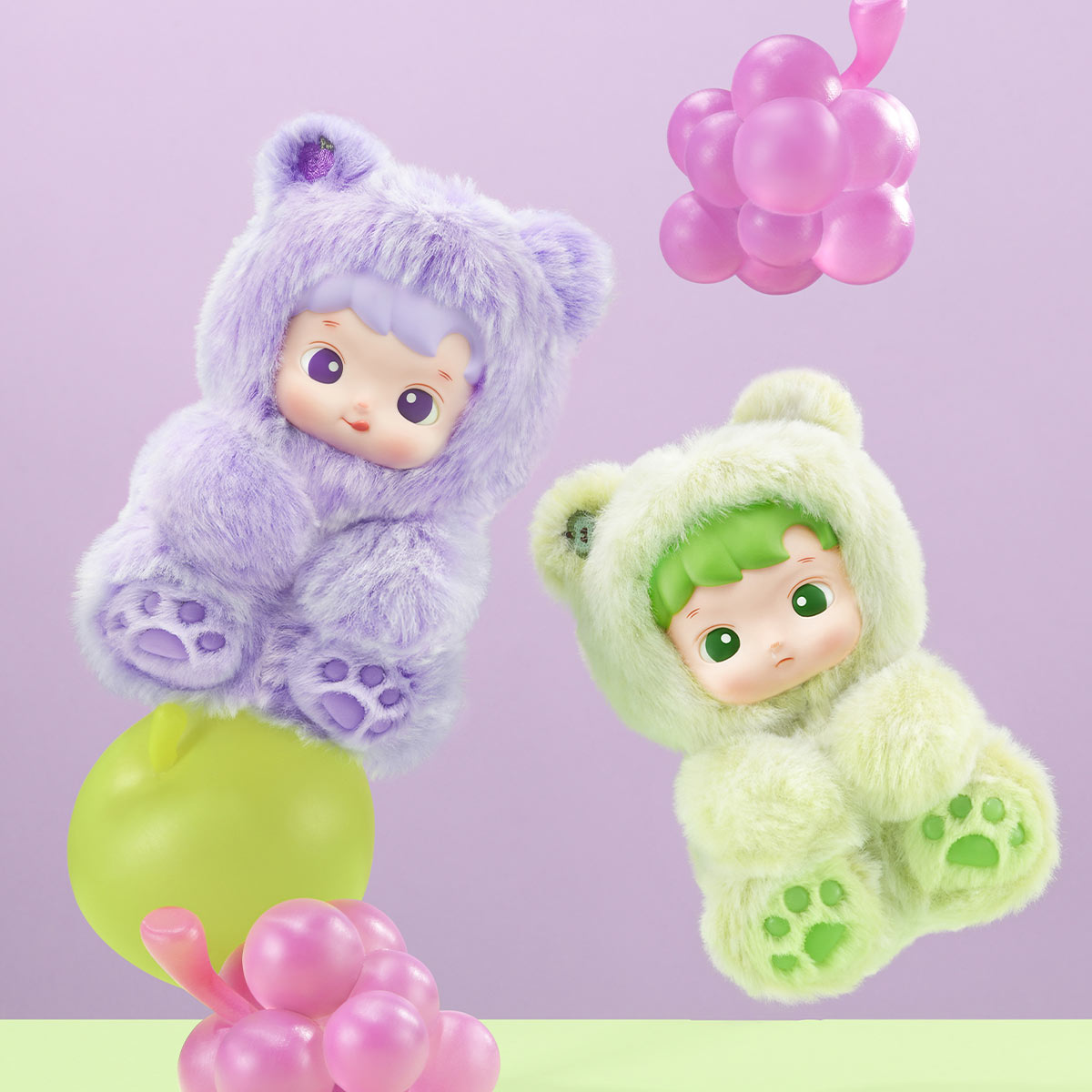 HACIPUPU Série Gummy Bear – Figurines Peluches Mystère 13 cm | Collection Blind Box Fruity & Kawaii – Image 4