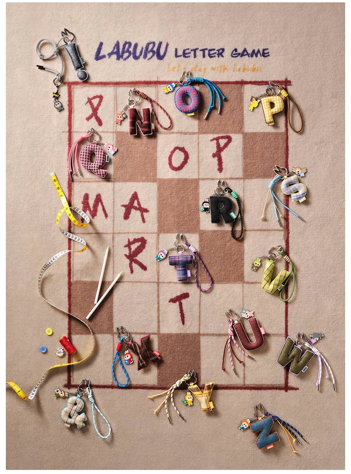 Pendentif Labubu OMG! – Pin for Love Series | Édition Secrète Ultra Rare en Blind Box (N–Z) – Image 6