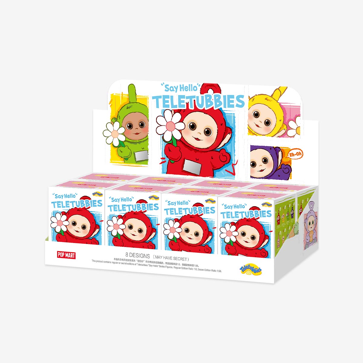 Teletubbies “Say Hello” – Figurines Mystères de Collection (8 Modèles + Édition Secrète) | Série Kawaii Nostalgique