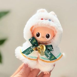 Labubu Tenue Noël 17 cm – Collection 6 Costumes en Peluche Festifs