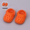 Chaussures Labubu 17 cm – Sandales & Tongs d’Été Colorées (10 Variations) | Accessoire Miniature Kawaii - 🧡 Orange