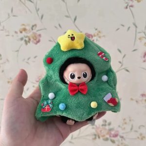 Labubu Tenues de Noël 17 cm – Collection 7 Costumes Festifs (Poupée Non Incluse)