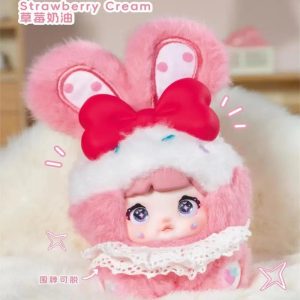 Nommi Sweetheart Bunny – Figurines Mystères Lapin 12–13 cm | Série Blind Box Vinyle & Peluche Élégante (6 Modèles + Édition Secrète)