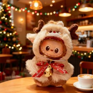 Labubu Tenue Noël 17 cm – Collection 6 Costumes en Peluche Festifs