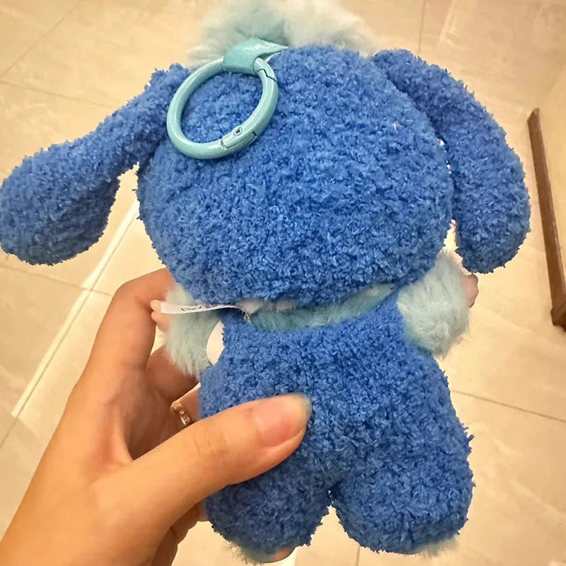 Labubu × Stitch – Combinaison Peluche Bleue pour Poupée 17 cm – Image 5