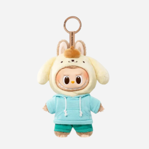 Porte-clé peluche Pompompurin Monsters – Figurine kawaii
