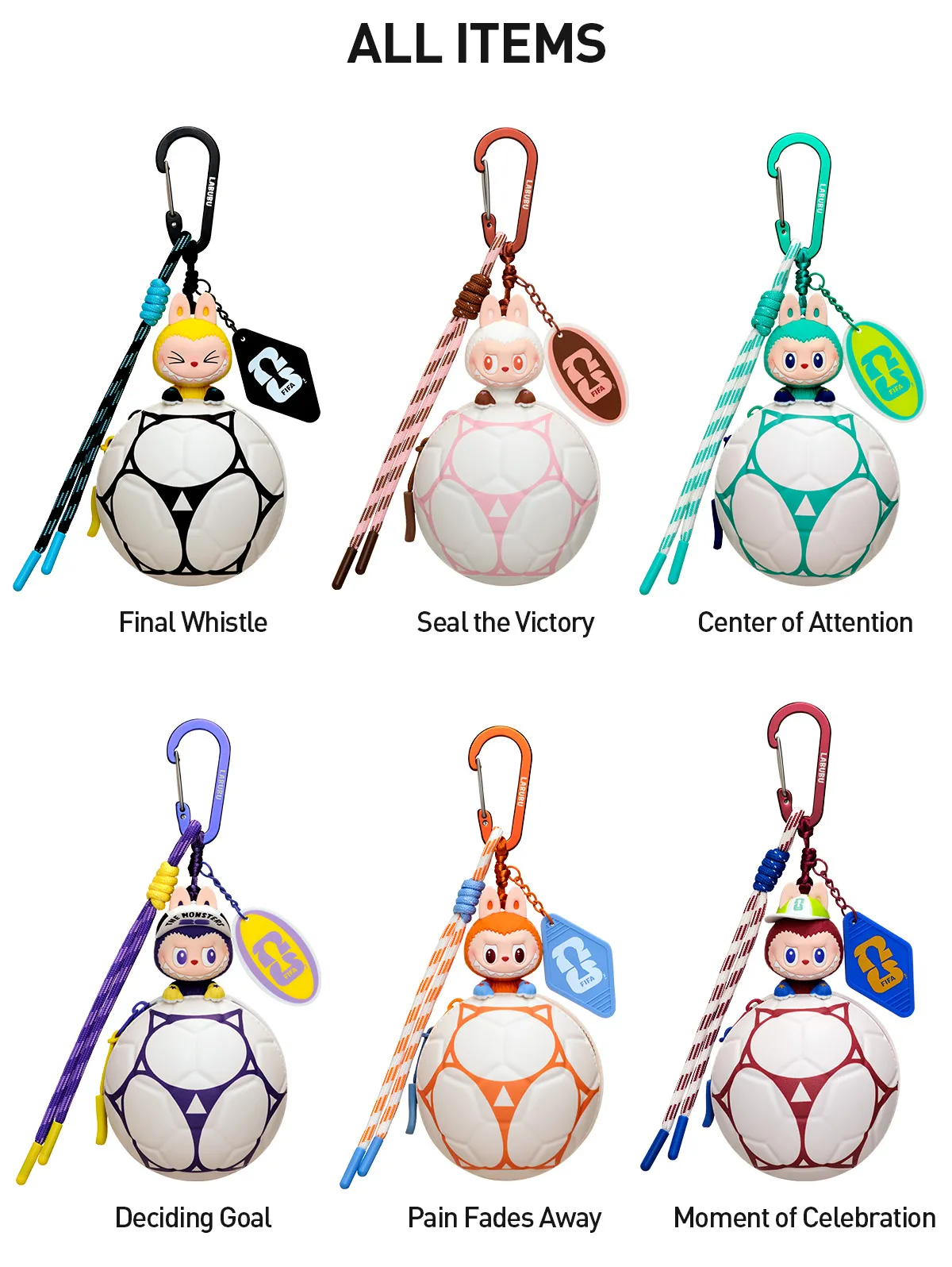 Labubu FIFA Football-shaped Mini Bag Blind Box – Mini Sac Ballon Collector The Monsters – Image 9