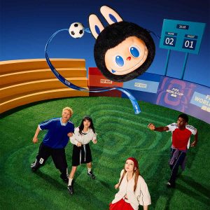 Labubu FIFA Vinyl Plush Pendant – Porte-Clé Peluche Collector The Monsters