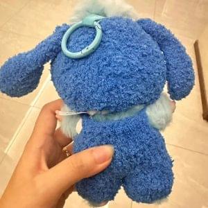 Labubu × Stitch – Combinaison Peluche Bleue pour Poupée 17 cm
